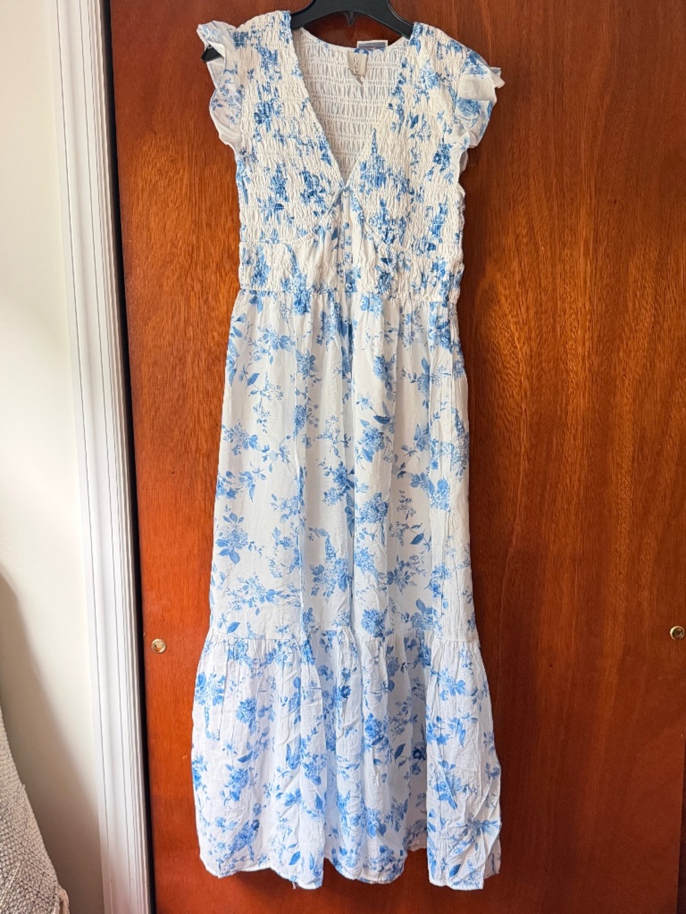 Joie Women's Blue and White Dress